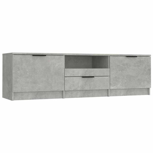 TV Cabinet Concrete Grey 140x35x40 cm Engineered Wood TV Cabinet Concrete Grey 140x35x40 cm Engineered Wood