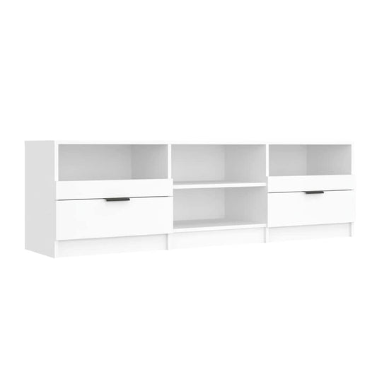 TV Cabinet White 150x33,5x45 cm Engineered Wood TV Cabinet White 150x33,5x45 cm Engineered Wood