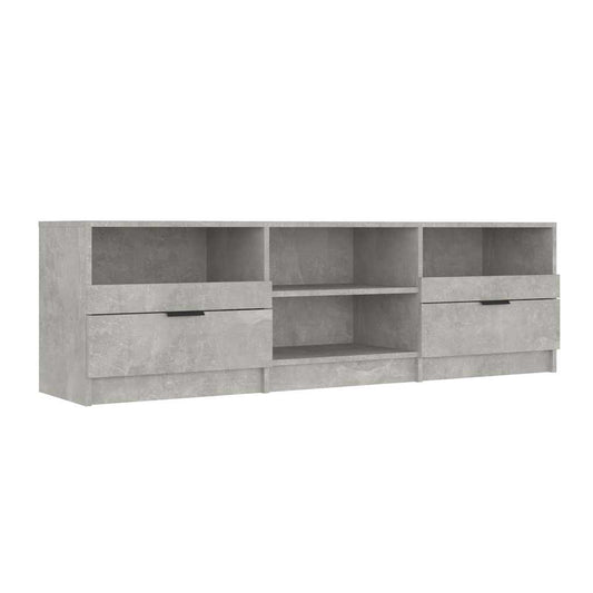 TV Cabinet Concrete Grey 150x33,5x45 cm Engineered Wood TV Cabinet Concrete Grey 150x33,5x45 cm Engineered Wood