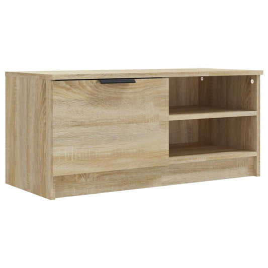 TV Cabinet Sonoma Oak 80x35x36.5 cm Engineered Wood TV Cabinet Sonoma Oak 80x35x36.5 cm Engineered Wood