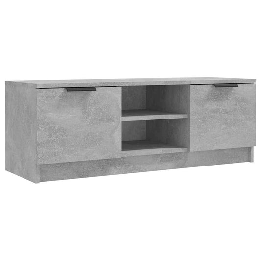 TV Cabinet Concrete Grey 102x35x36,5 cm Engineered Wood TV Cabinet Concrete Grey 102x35x36,5 cm Engineered Wood