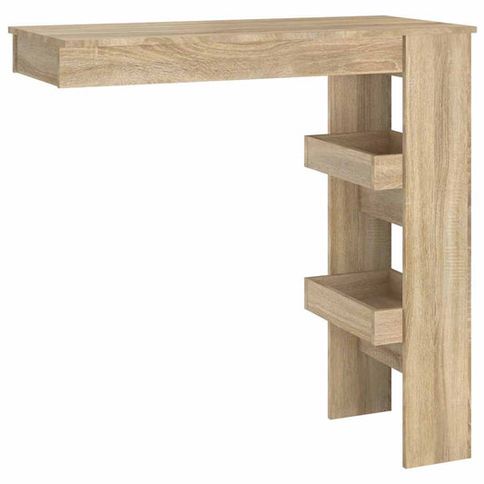 Wall Bar Table Sonoma Oak 102x45x103,5 cm Engineered Wood Wall Bar Table Sonoma Oak 102x45x103,5 cm Engineered Wood