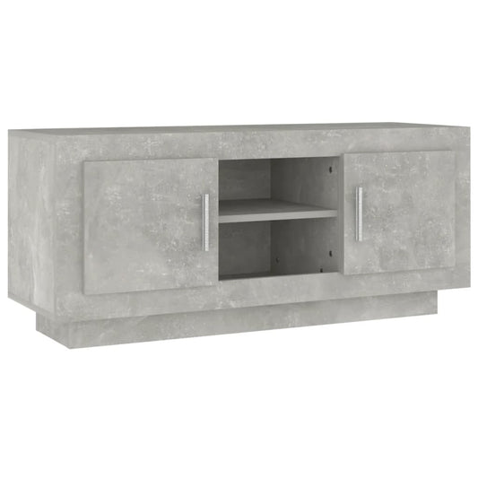 TV Cabinet Concrete Grey 102x35x45 cm Engineered Wood TV Cabinet Concrete Grey 102x35x45 cm Engineered Wood
