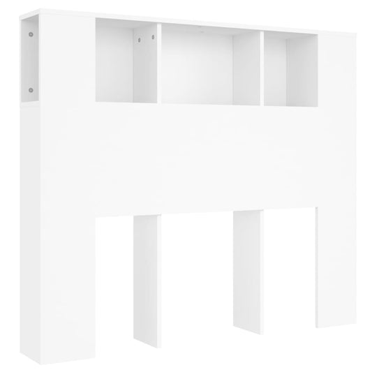 Headboard Cabinet White 120x18.5x102.5 cm Headboard Cabinet White 120x18.5x102.5 cm