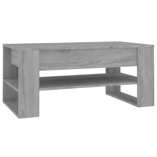 Coffee Table Grey Sonoma 102x55x45 cm Engineered Wood Coffee Table Grey Sonoma 102x55x45 cm Engineered Wood