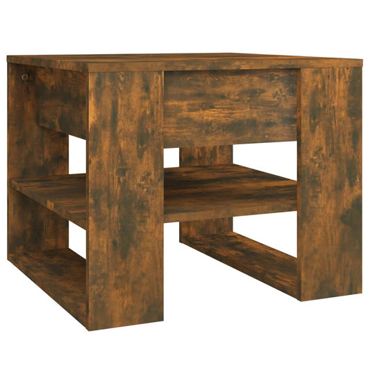 Coffee Table Smoked Oak 55.5x55x45 cm Engineered Wood Coffee Table Smoked Oak 55.5x55x45 cm Engineered Wood