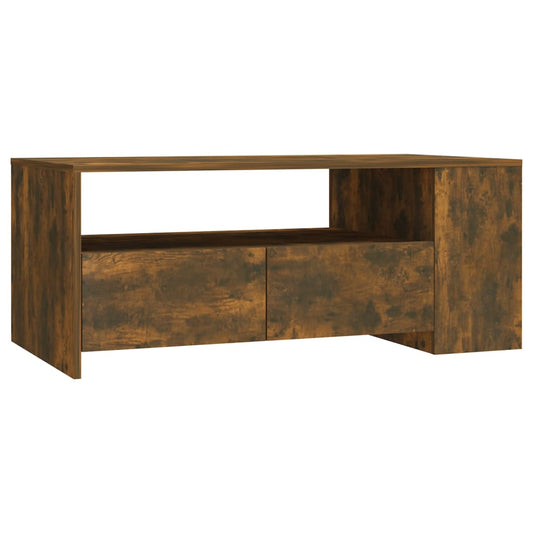 Coffee Table Smoked Oak 102x55x42 cm Engineered Wood Coffee Table Smoked Oak 102x55x42 cm Engineered Wood