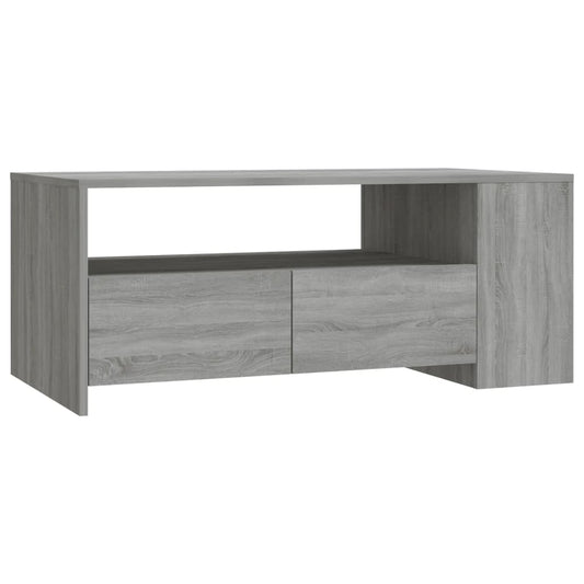 Coffee Table Grey Sonoma 102x55x42 cm Engineered Wood Coffee Table Grey Sonoma 102x55x42 cm Engineered Wood