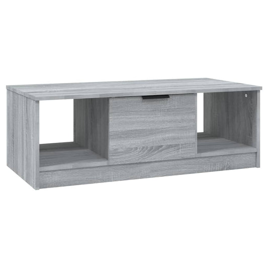 Coffee Table Grey Sonoma 102x50x36 cm Engineered Wood Coffee Table Grey Sonoma 102x50x36 cm Engineered Wood