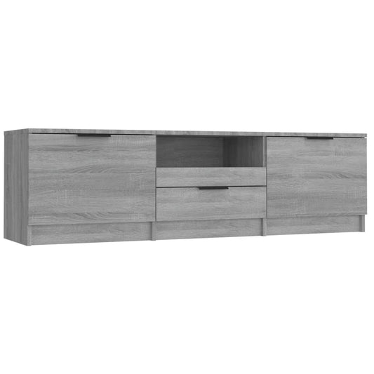 TV Cabinet Grey Sonoma 140x35x40 cm Engineered Wood TV Cabinet Grey Sonoma 140x35x40 cm Engineered Wood