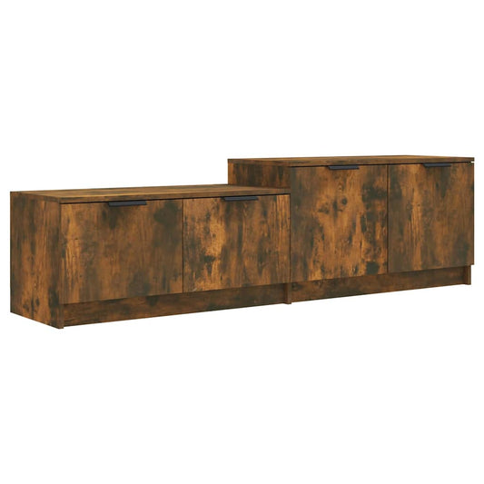 TV Cabinet Smoked Oak 158,5x36x45 cm Engineered Wood TV Cabinet Smoked Oak 158,5x36x45 cm Engineered Wood