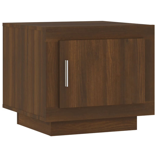Coffee Table Brown Oak 51x50x45 cm Engineered Wood Coffee Table Brown Oak 51x50x45 cm Engineered Wood