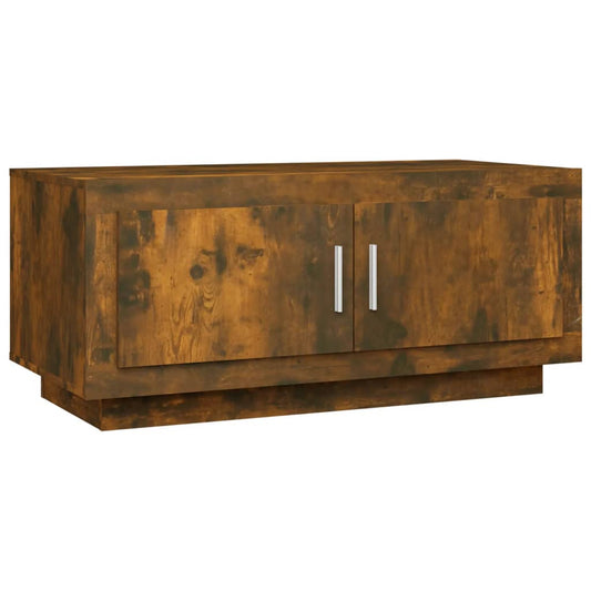 Coffee Table Smoked Oak 102x50x45 cm Engineered Wood Coffee Table Smoked Oak 102x50x45 cm Engineered Wood