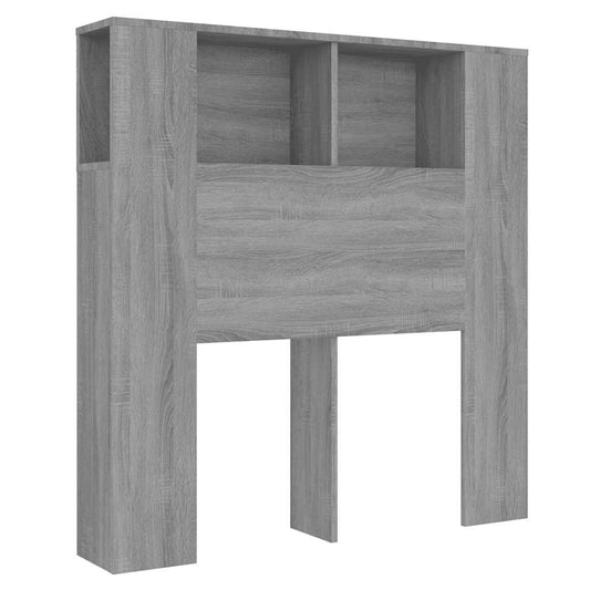 Headboard Cabinet | Grey Sonoma | Engineered wood | Medium Headboard Cabinet | Grey Sonoma | Engineered wood | Medium
