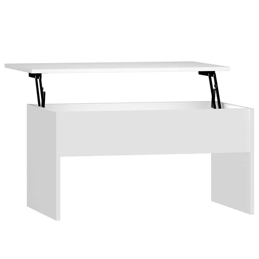 Coffee Table White 80x50.5x41.5 cm Engineered Wood Coffee Table White 80x50.5x41.5 cm Engineered Wood