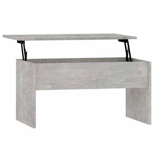 Coffee Table Concrete Grey 80x50.5x41.5 cm Engineered Wood Coffee Table Concrete Grey 80x50.5x41.5 cm Engineered Wood