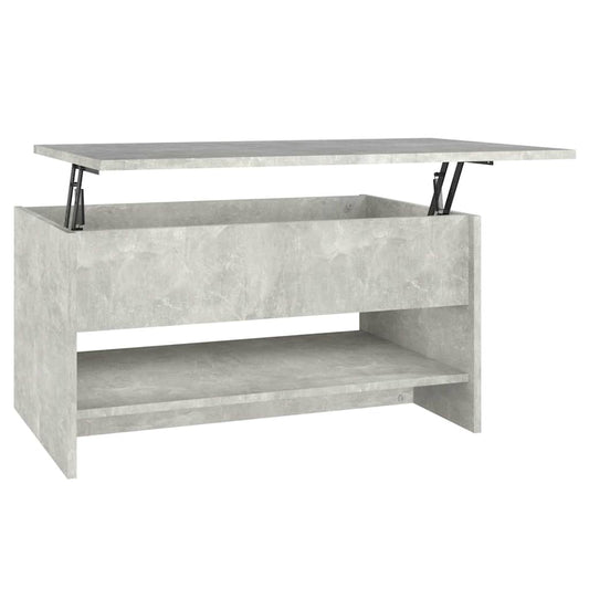 Coffee Table Concrete Grey 80x50x40 cm Engineered Wood Coffee Table Concrete Grey 80x50x40 cm Engineered Wood