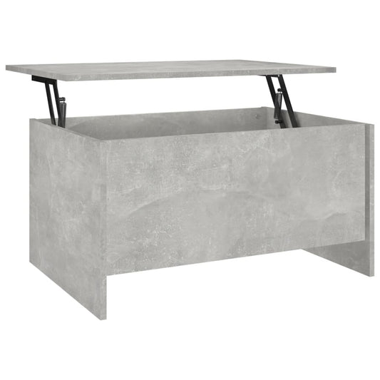 Coffee Table Concrete Grey 80x55.5x41.5 cm Engineered Wood Coffee Table Concrete Grey 80x55.5x41.5 cm Engineered Wood