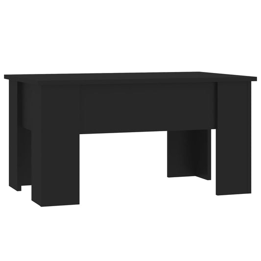 Coffee Table Black 79x49x41 cm Engineered Wood Coffee Table Black 79x49x41 cm Engineered Wood