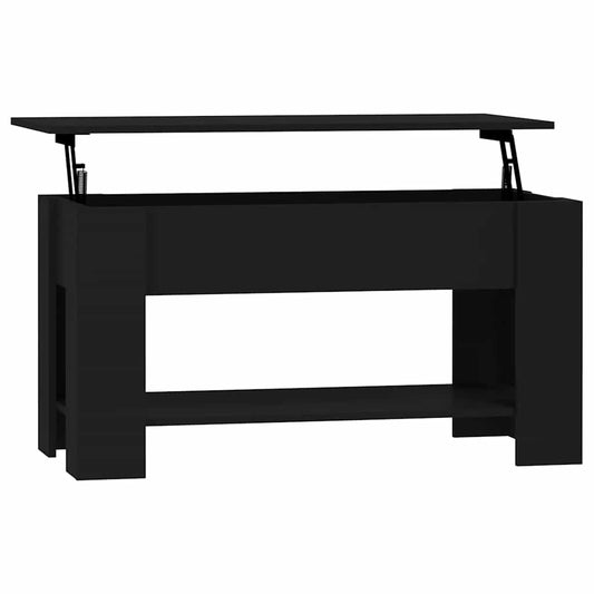 Coffee Table Black 101x49x52 cm Engineered Wood Coffee Table Black 101x49x52 cm Engineered Wood