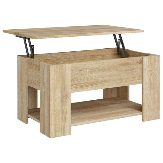 Coffee Table Sonoma Oak 79x49x41 cm Engineered Wood Coffee Table Sonoma Oak 79x49x41 cm Engineered Wood