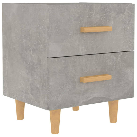 Bed Cabinet Concrete Grey 40x35x47.5 cm Bed Cabinet Concrete Grey 40x35x47.5 cm