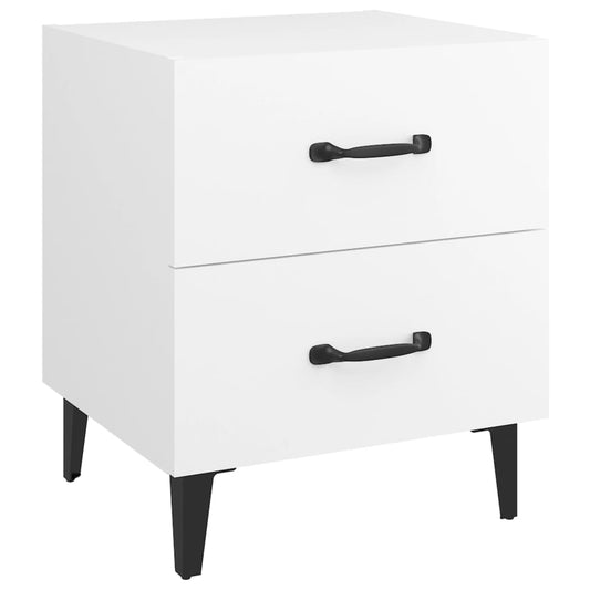 Bedside Cabinet White 40x35x47.5 cm Bedside Cabinet White 40x35x47.5 cm