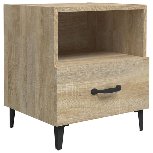 Bedside Cabinet Sonoma Oak Engineered Wood Bedside Cabinet Sonoma Oak Engineered Wood