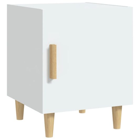 Bedside Cabinet White Engineered Wood Bedside Cabinet White Engineered Wood