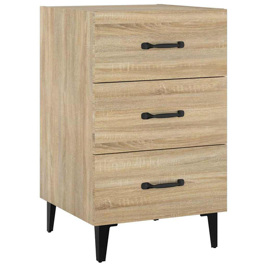 Bedside Cabinet Sonoma Oak 40x40x66 cm Engineered Wood Bedside Cabinet Sonoma Oak 40x40x66 cm Engineered Wood