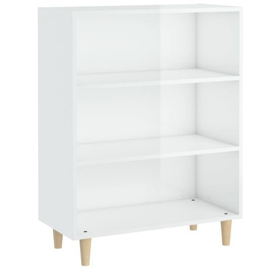 Sideboard High Gloss White 69.5x32.5x90 cm Engineered Wood Sideboard High Gloss White 69.5x32.5x90 cm Engineered Wood