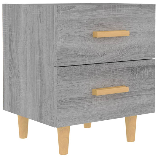Bed Cabinet Grey Sonoma 40x35x47.5 cm Bed Cabinet Grey Sonoma 40x35x47.5 cm