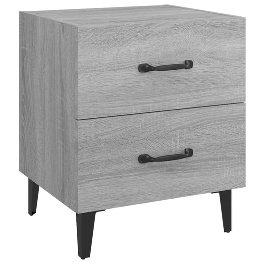Bedside Cabinet Grey Sonoma 40x35x47.5 cm Bedside Cabinet Grey Sonoma 40x35x47.5 cm