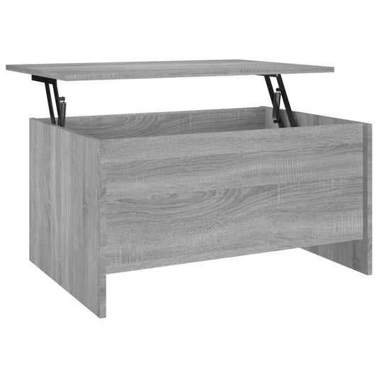 Coffee Table Grey Sonoma 80x55.5x41.5 cm Engineered Wood Coffee Table Grey Sonoma 80x55.5x41.5 cm Engineered Wood