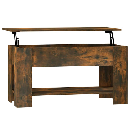 Coffee Table Smoked Oak 101x49x52 cm Engineered Wood Coffee Table Smoked Oak 101x49x52 cm Engineered Wood