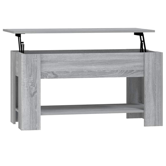Coffee Table Grey Sonoma 101x49x52 cm Engineered Wood Coffee Table Grey Sonoma 101x49x52 cm Engineered Wood