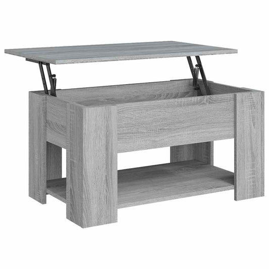Coffee Table Grey Sonoma 79x49x41 cm Engineered Wood Coffee Table Grey Sonoma 79x49x41 cm Engineered Wood