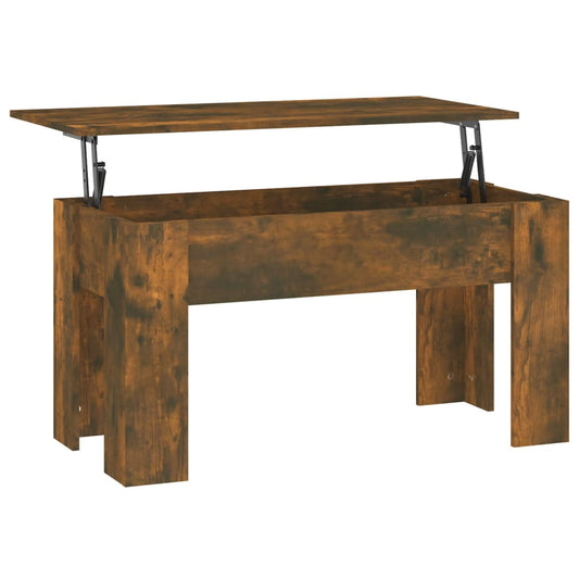 Coffee Table Smoked Oak 101x49x52 cm Engineered Wood Coffee Table Smoked Oak 101x49x52 cm Engineered Wood
