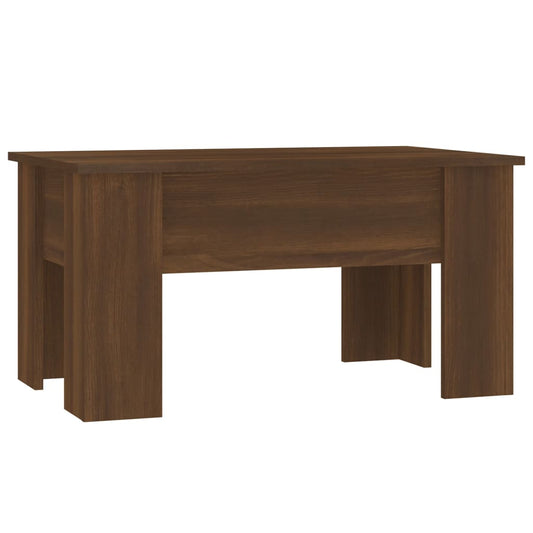 Coffee Table Brown Oak 79x49x41 cm Engineered Wood Coffee Table Brown Oak 79x49x41 cm Engineered Wood