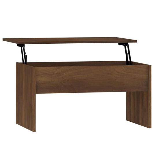 Coffee Table Brown Oak 80x50.5x41.5 cm Engineered Wood Coffee Table Brown Oak 80x50.5x41.5 cm Engineered Wood