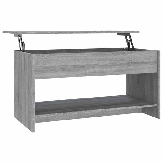Coffee Table Grey Sonoma 102x50x52.5 cm Engineered Wood Coffee Table Grey Sonoma 102x50x52.5 cm Engineered Wood