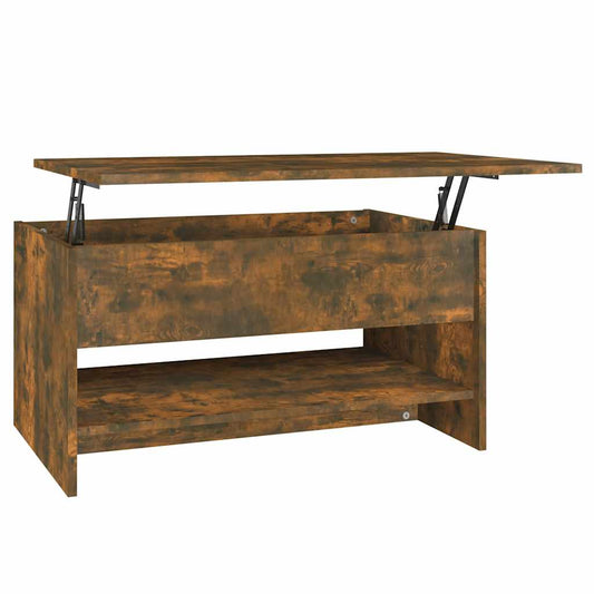 Coffee Table Smoked Oak 80x50x40 cm Engineered Wood Coffee Table Smoked Oak 80x50x40 cm Engineered Wood