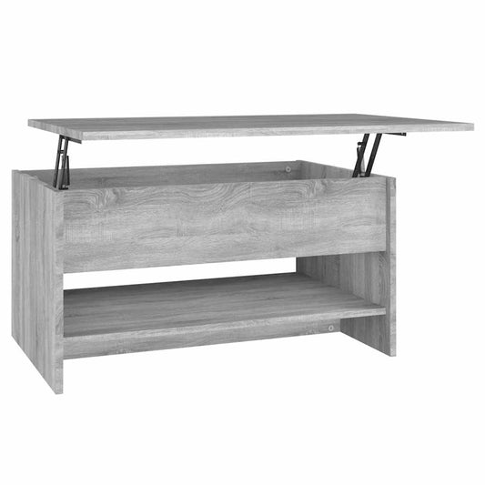 Coffee Table Grey Sonoma 80x50x40 cm Engineered Wood Coffee Table Grey Sonoma 80x50x40 cm Engineered Wood