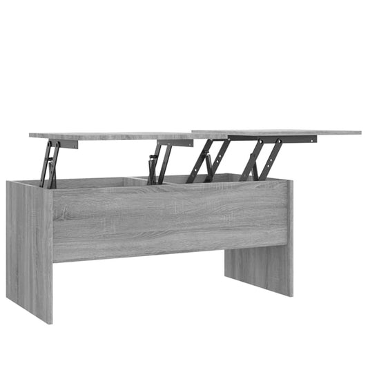Coffee Table Grey Sonoma 102x50.5x46.5 cm Engineered Wood Coffee Table Grey Sonoma 102x50.5x46.5 cm Engineered Wood