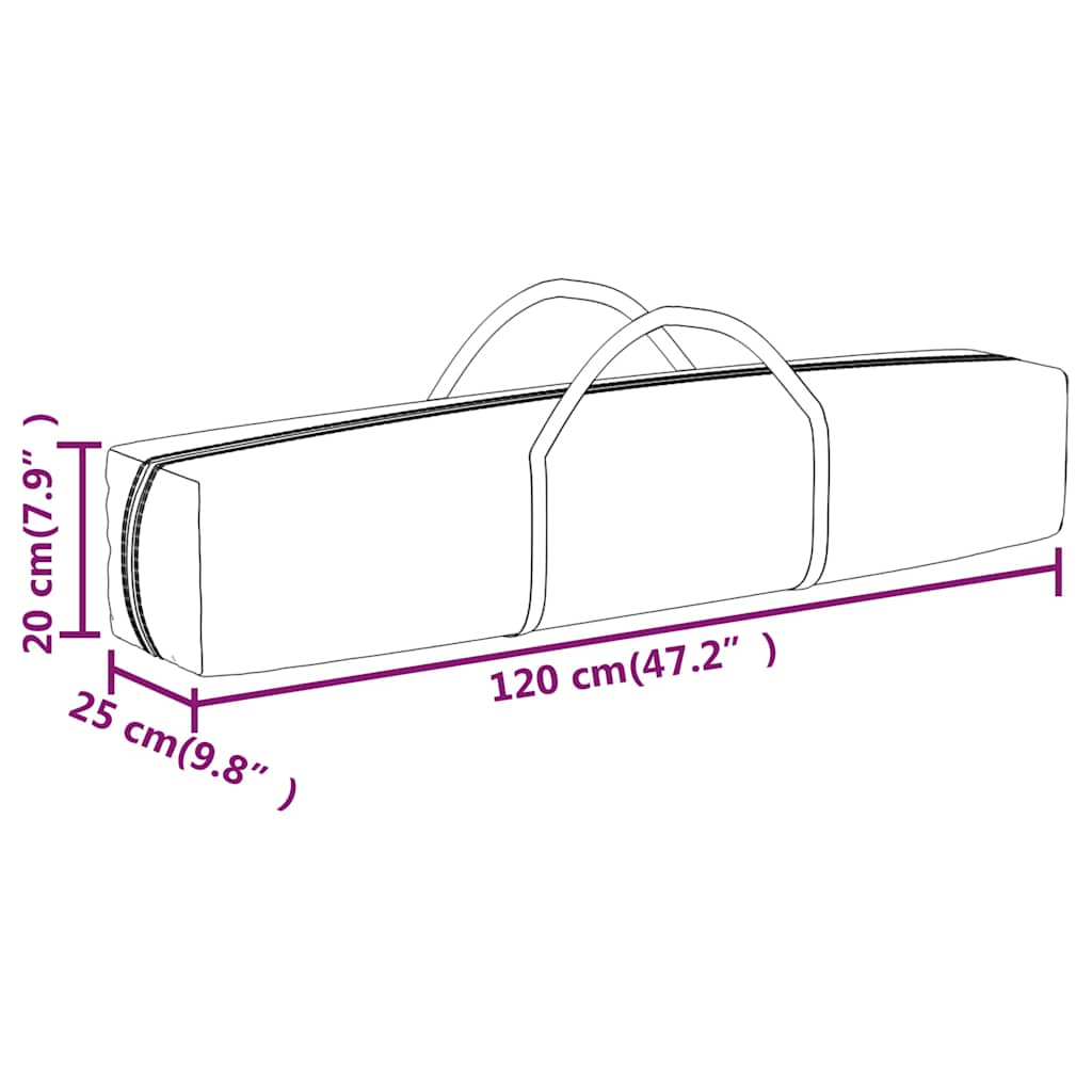 Folding Party Tent Red 2x2 m