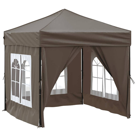 Party Tent | Taupe | 210D oxford fabric | 2x2 m | Foldable | Party Tent Party Tent | Taupe | 210D oxford fabric | 2x2 m | Foldable | Party Tent