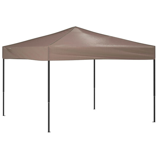 Folding Party Tent Taupe 3x3 m Folding Party Tent Taupe 3x3 m