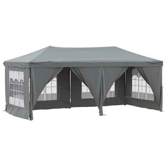 Folding Party Tent with Sidewalls Anthracite 3x6 m Folding Party Tent with Sidewalls Anthracite 3x6 m