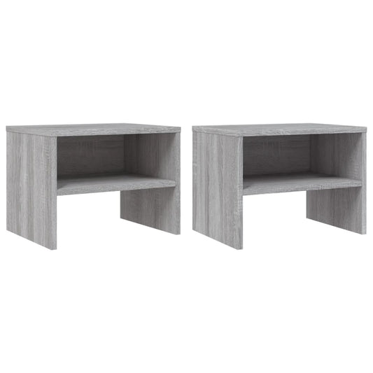 Bedside Cabinets 2 pcs Grey Sonoma 40x30x30 cm Engineered Wood Bedside Cabinets 2 pcs Grey Sonoma 40x30x30 cm Engineered Wood