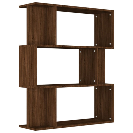 Book Cabinet/Room Divider Brown Oak 80x24x96 cm Engineered Wood Book Cabinet/Room Divider Brown Oak 80x24x96 cm Engineered Wood
